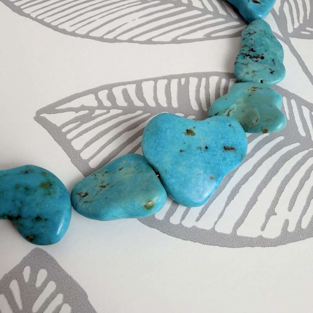 Jay King DTR 925 Necklace Mine Finds Turquoise Silver - Picture 2 of 6